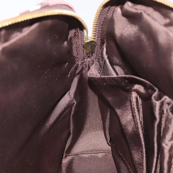 BURBERRY Nova Check Shoulder Bag Canvas Red Auth 115048 - Picture 11 of 16